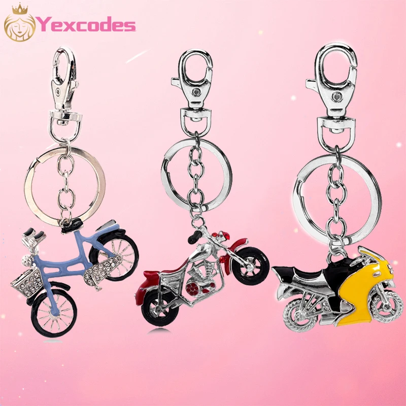 Yexcodes Exquisite Gift Crystal Rhinestones Cute Bicycle Motorcycle key Chain Female Bag Pendant key Chain Jewelry
Yexcodes Exquisite Gift Crystal Rhinestones Cute Bicycle Motorcycle key Chain Female Bag Pendant key Chain Jewelry