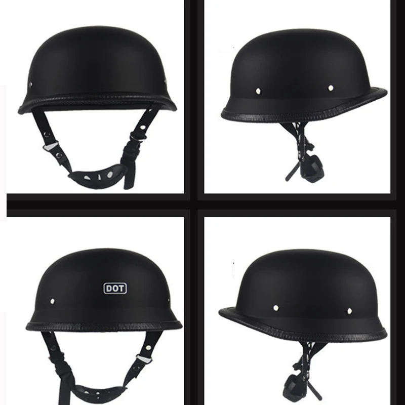 M/L/XL/XXL/Vintage Motorcycle Helmet DOT Open Face Helmets German Cruiser Chooper Half Face Motorcycle Helmet Matte Black Mirror
M/L/XL/XXL/Vintage Motorcycle Helmet DOT Open Face Helmets German Cruiser Chooper Half Face Motorcycle Helmet Matte Black Mirror