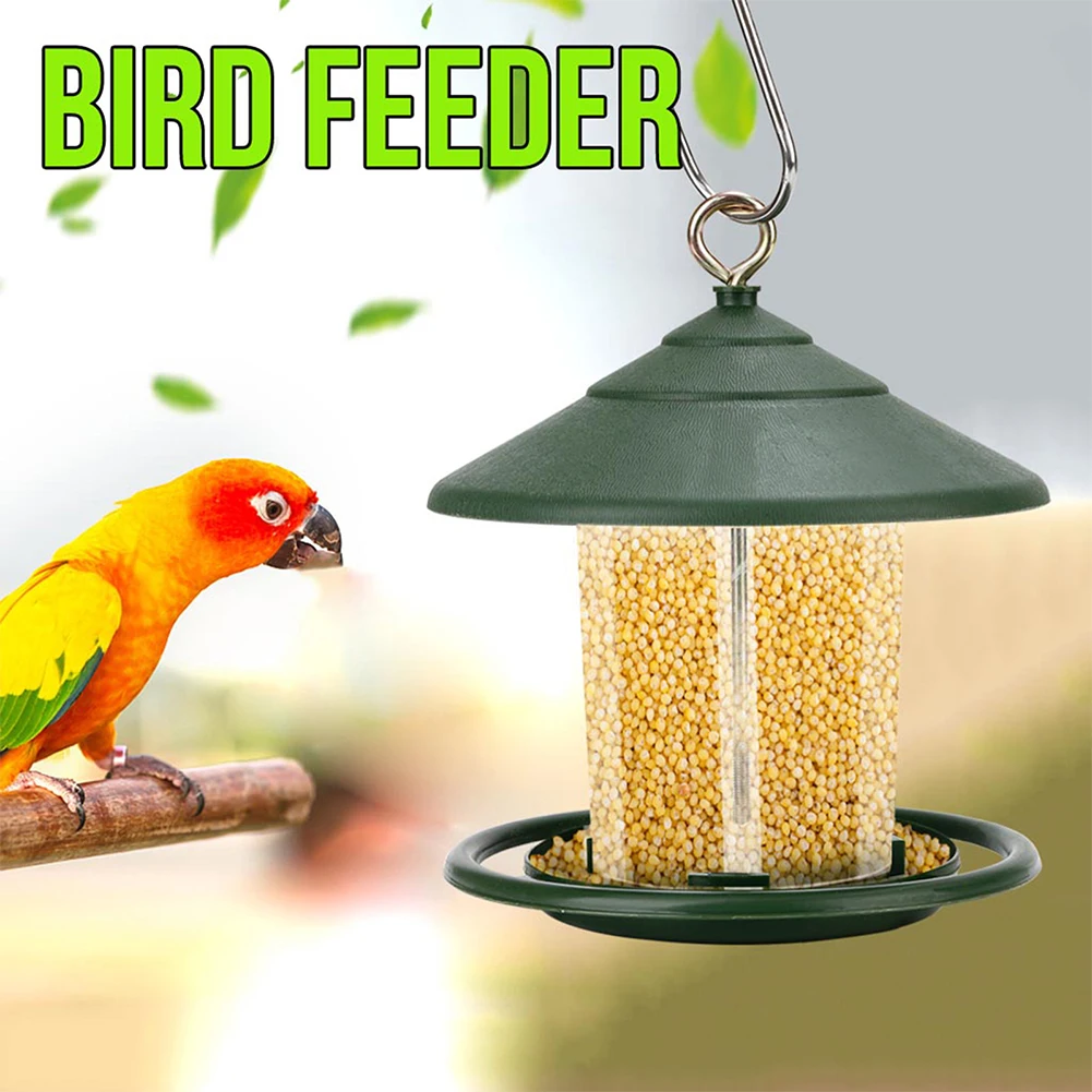 Wholesale Quick delivery Transparency Wild Bird Feeder Outdoor Bird Feeders Food Container Hanging Gazebo Bird Feeder For Garden
Wholesale Quick delivery Transparency Wild Bird Feeder Outdoor Bird Feeders Food Container Hanging Gazebo Bird Feeder For Garden