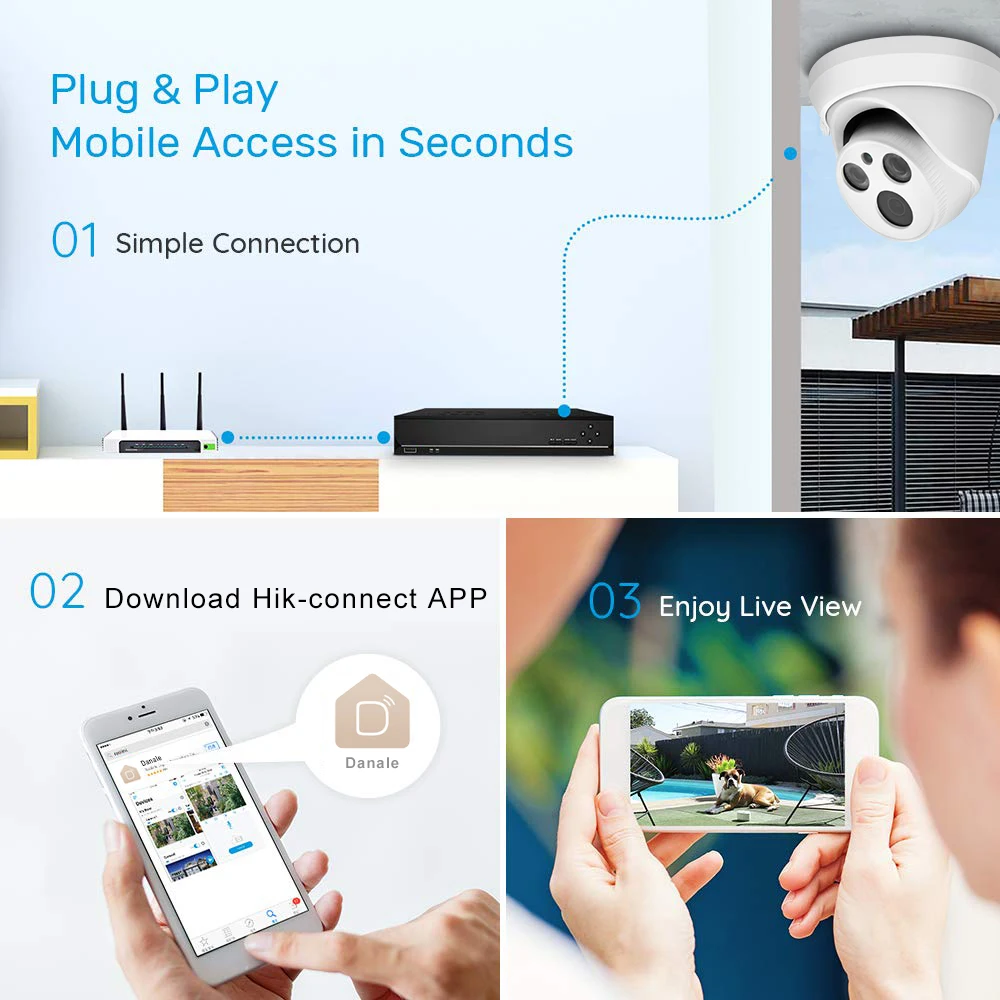 Hikvision Compatible Kits 2PCS 8MP POE IP Camera & Hikvision 4CH POE NVR DS-7604NI-K1/4P Security Camera 4K CCTV System
Hikvision Compatible Kits 2PCS 8MP POE IP Camera & Hikvision 4CH POE NVR DS-7604NI-K1/4P Security Camera 4K CCTV System