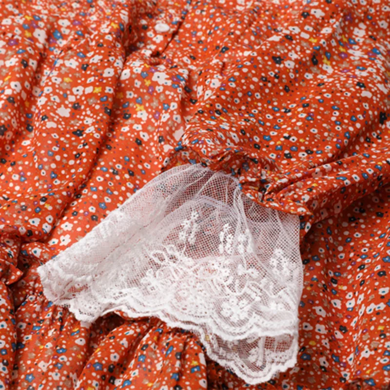 2021 New Spring Summer Floral Print Chiffon Dress Casual Lace Patchwork Sweet Cute Vacation Dresses Elegant Clothes For Women
2021 New Spring Summer Floral Print Chiffon Dress Casual Lace Patchwork Sweet Cute Vacation Dresses Elegant Clothes For Women