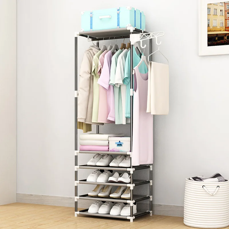 Coat rack bedroom wardrobe closet hanger multifunctional storage storage rack floor shelf
Coat rack bedroom wardrobe closet hanger multifunctional storage storage rack floor shelf