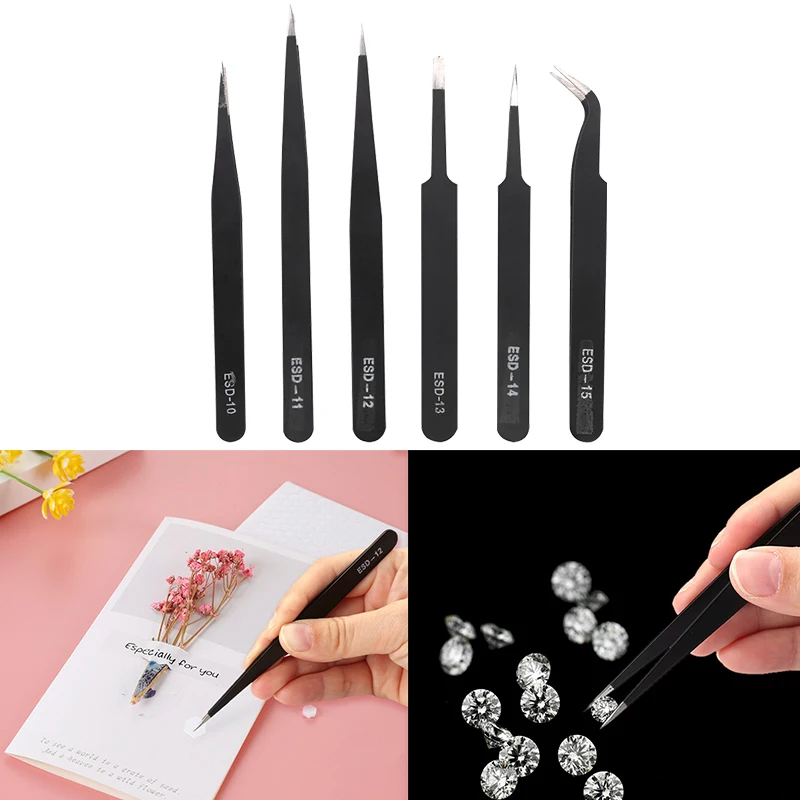 6PCS/9PCS/set Tweezers For Intricate Dies Picking Up Gems And Other Small Items Broad-Tip Tweezers DIY Tools New Supplies 2021
6PCS/9PCS/set Tweezers For Intricate Dies Picking Up Gems And Other Small Items Broad-Tip Tweezers DIY Tools New Supplies 2021