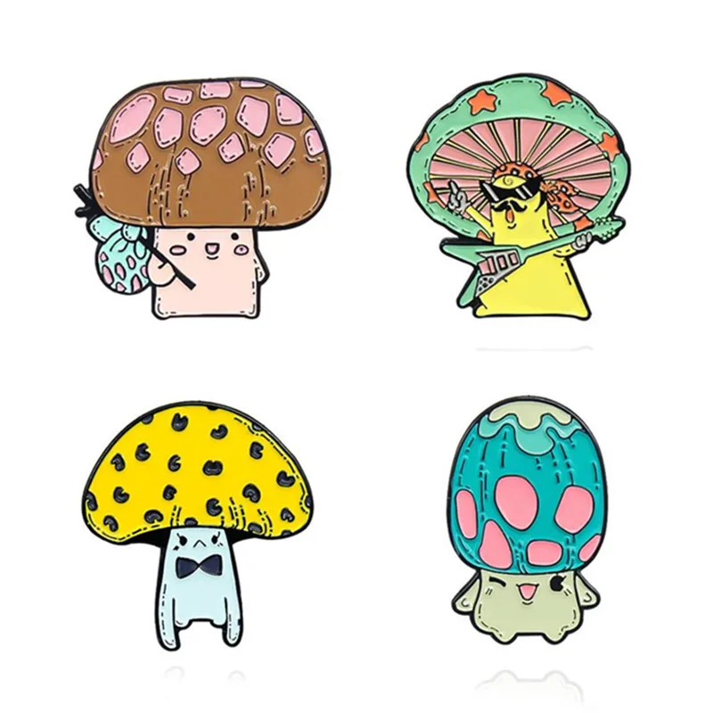 Cute Mushroom Head Animal Lapel Pins Enamel Badges Women's Brooch For Backpack Cartoons Anime Hijab Pins Badges Metal Brooches
Cute Mushroom Head Animal Lapel Pins Enamel Badges Women's Brooch For Backpack Cartoons Anime Hijab Pins Badges Metal Brooches