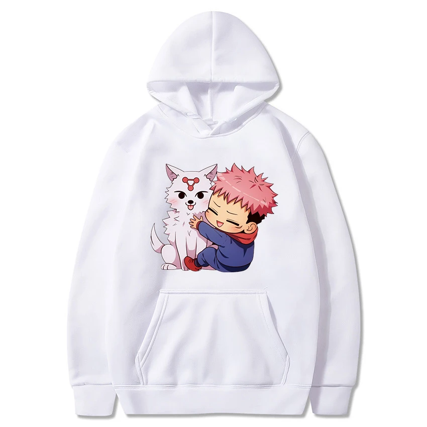 Толстовка с капюшоном juютсу Kaisen Itadori Yuuji Kawaii толстовка с мультяшным принтом женская мужская одежда с длинным рукавом 2021 весенние осенние жен...
Толстовка с капюшоном juютсу Kaisen Itadori Yuuji Kawaii толстовка с мультяшным принтом женская мужская одежда с длинным рукавом 2021 весенние осенние жен...