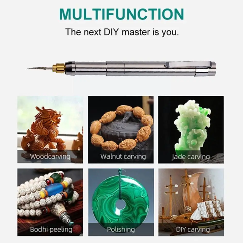 Rechargeable Polishing Engraving Pen Mini Electric Pen Nuclear Mill Jade Engraving Handicraft DIY Engraving Tools T3F3
Rechargeable Polishing Engraving Pen Mini Electric Pen Nuclear Mill Jade Engraving Handicraft DIY Engraving Tools T3F3
