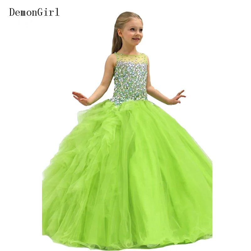 Kids Crystal First Communion Dresses Glitz Ball Gown Pageant Dress Flower Girl dresses for Weddings banquet Dress
Kids Crystal First Communion Dresses Glitz Ball Gown Pageant Dress Flower Girl dresses for Weddings banquet Dress