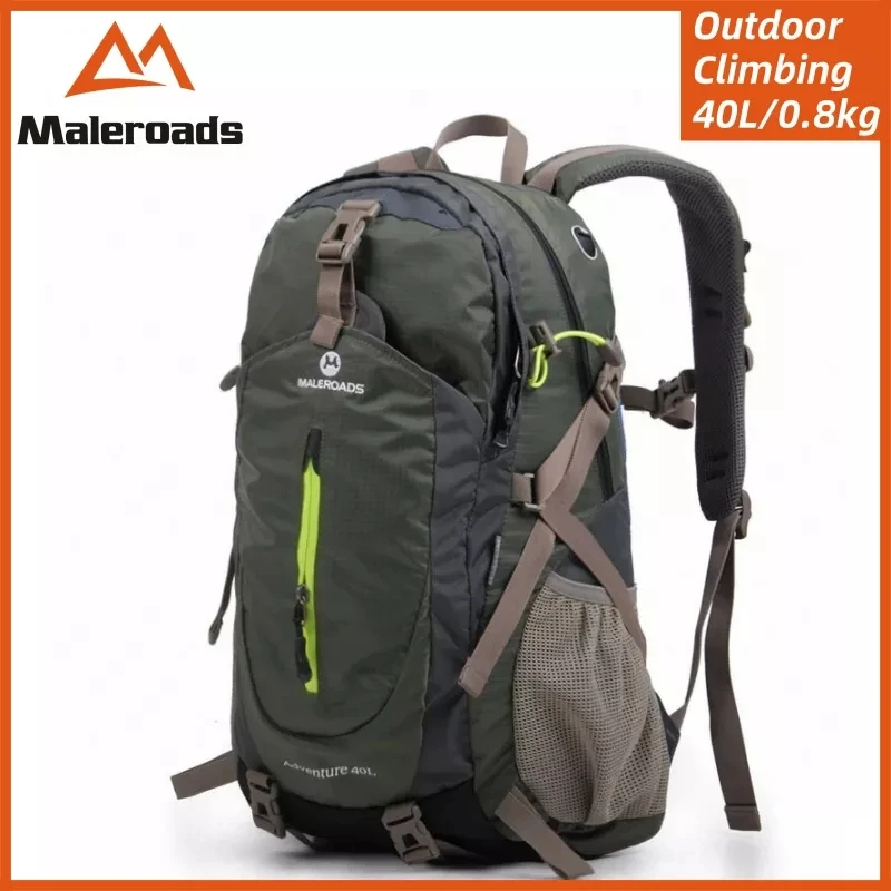 Maleroads 40L Outdoor Climbing Backpacks Hiking Backpacks Waterproof Sports Backpacks With Rain Cover Breathable Sports Bags
Maleroads 40L Outdoor Climbing Backpacks Hiking Backpacks Waterproof Sports Backpacks With Rain Cover Breathable Sports Bags