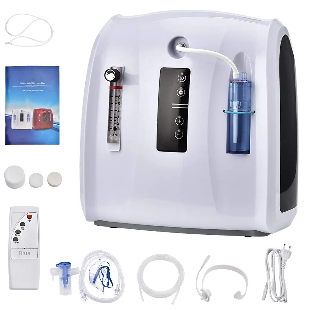 Portable Oxygen Concentrator Machine 1-6L Adjustable 30%-90% Oxygen Machine O2 Bar for home use Atomization
Portable Oxygen Concentrator Machine 1-6L Adjustable 30%-90% Oxygen Machine O2 Bar for home use Atomization