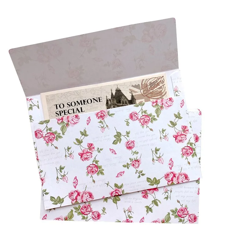 50pieces Free shipping Envelope Floral Flower Design Paper Color Passionate Children Students write Letter wholesale 17.5*12.5CM
50pieces Free shipping Envelope Floral Flower Design Paper Color Passionate Children Students write Letter wholesale 17.5*12.5CM