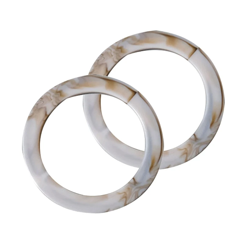 2pcs Ring Design Resin Purse Handle for Bag Making Handle Replacement DIY Crafts Women Girls
2pcs Ring Design Resin Purse Handle for Bag Making Handle Replacement DIY Crafts Women Girls