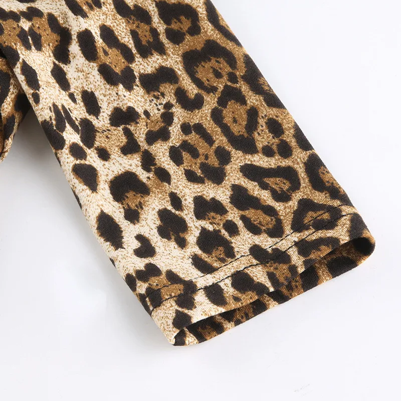 Fashion Stylish T-shirts Ladies Women Leopard Print Crop Tops Long Sleeve V Neck Tie Knot Backless Tee Top Fall Spring
Fashion Stylish T-shirts Ladies Women Leopard Print Crop Tops Long Sleeve V Neck Tie Knot Backless Tee Top Fall Spring
