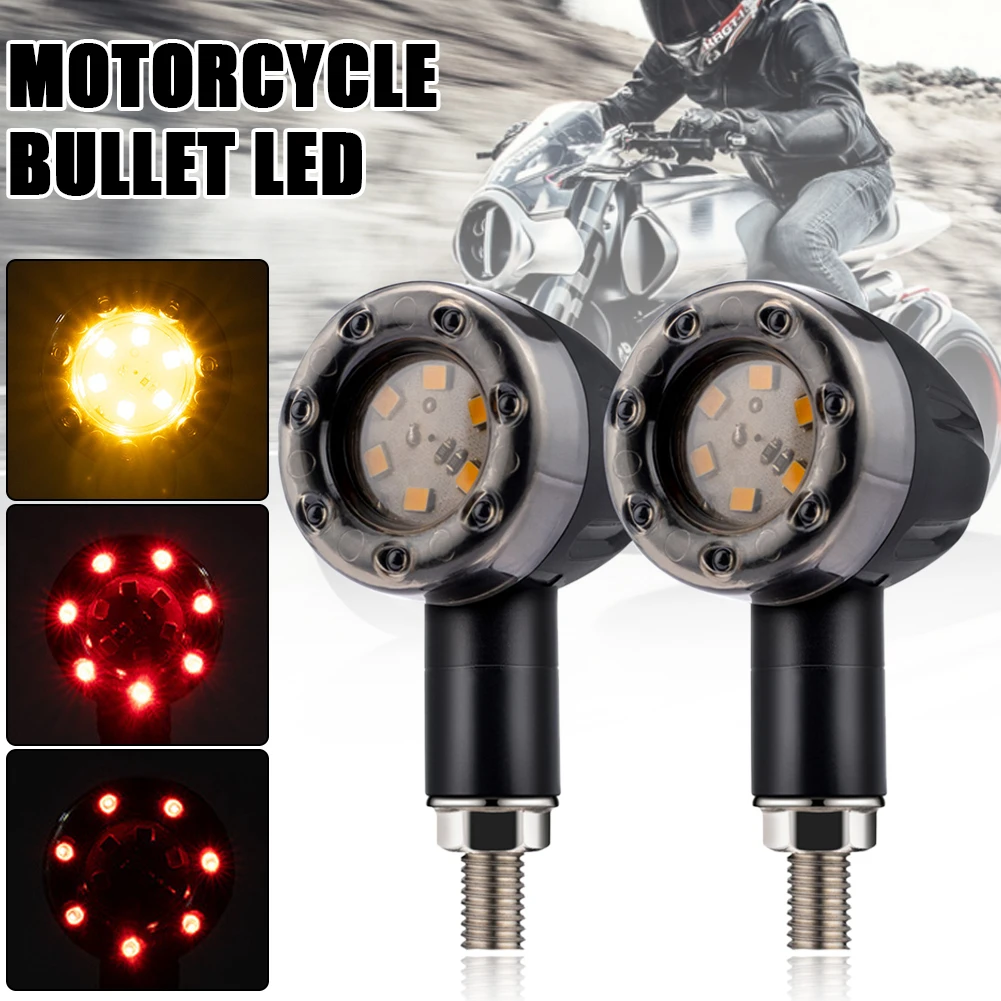 Universal 4Pcs Motorcycle LED Turn Signal Brake Blinker Light DRL Retro Daytime Running Light Tail Lamp for Honda Yamaha Suzuki
Universal 4Pcs Motorcycle LED Turn Signal Brake Blinker Light DRL Retro Daytime Running Light Tail Lamp for Honda Yamaha Suzuki