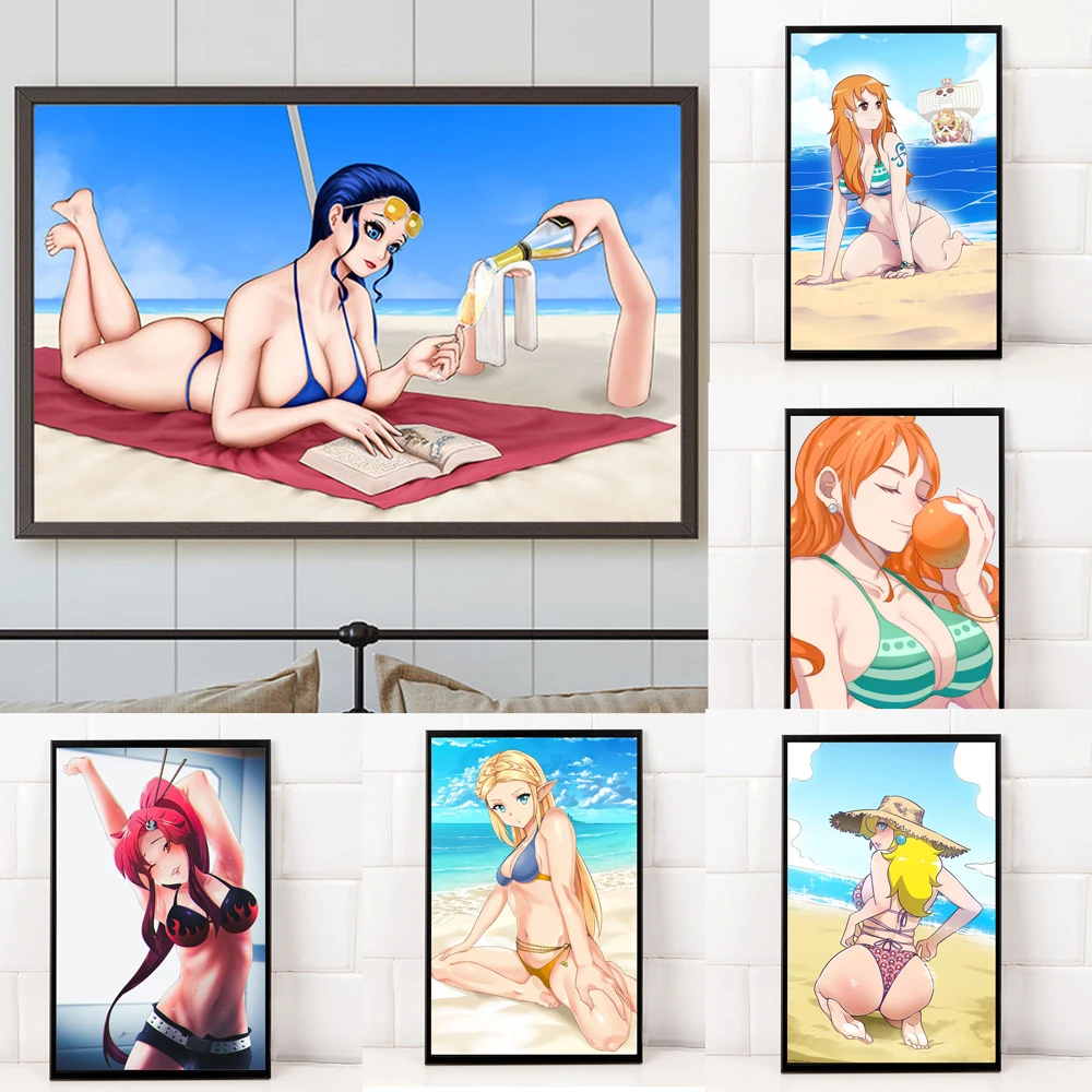 One Piece Nami Bikini Art Poster And Print Sexy Princess Nurse Canvas Painting Nordic Wall Art Mural Living Room Home Decoration
One Piece Nami Bikini Art Poster And Print Sexy Princess Nurse Canvas Painting Nordic Wall Art Mural Living Room Home Decoration