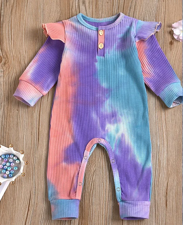 Toddler Baby Girl Boy Jumpsuit Autumn Clothes Ruffles Long Sleeve Tie-dye Color Jumpsuits Long Pants Overalls 0-24M
Toddler Baby Girl Boy Jumpsuit Autumn Clothes Ruffles Long Sleeve Tie-dye Color Jumpsuits Long Pants Overalls 0-24M