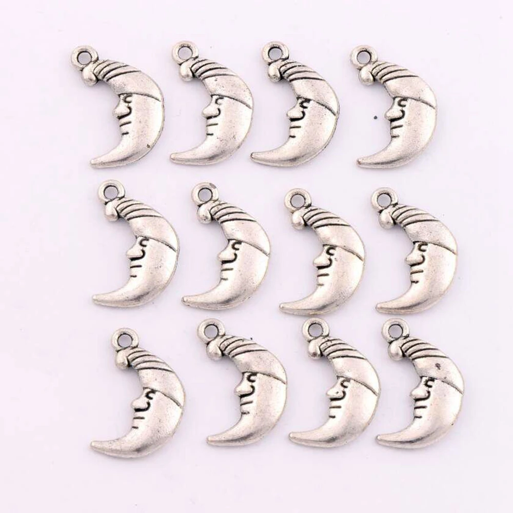 20Pcs Tibetan Silver Half Moon Face Spacer Charm Beads Pendants Alloy Jewelry DIY L096 2.2x13.9mm
20Pcs Tibetan Silver Half Moon Face Spacer Charm Beads Pendants Alloy Jewelry DIY L096 2.2x13.9mm