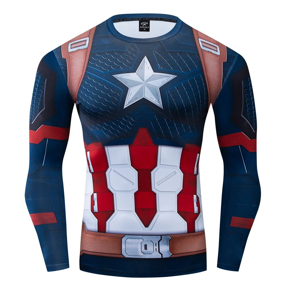 Marvel 2020 The Endgame Captain America 3D Gedruckt Cosplay Compression Premium T Shirt Finess Gym Quick-Drying Tight Tops
Marvel 2020 The Endgame Captain America 3D Gedruckt Cosplay Compression Premium T Shirt Finess Gym Quick-Drying Tight Tops