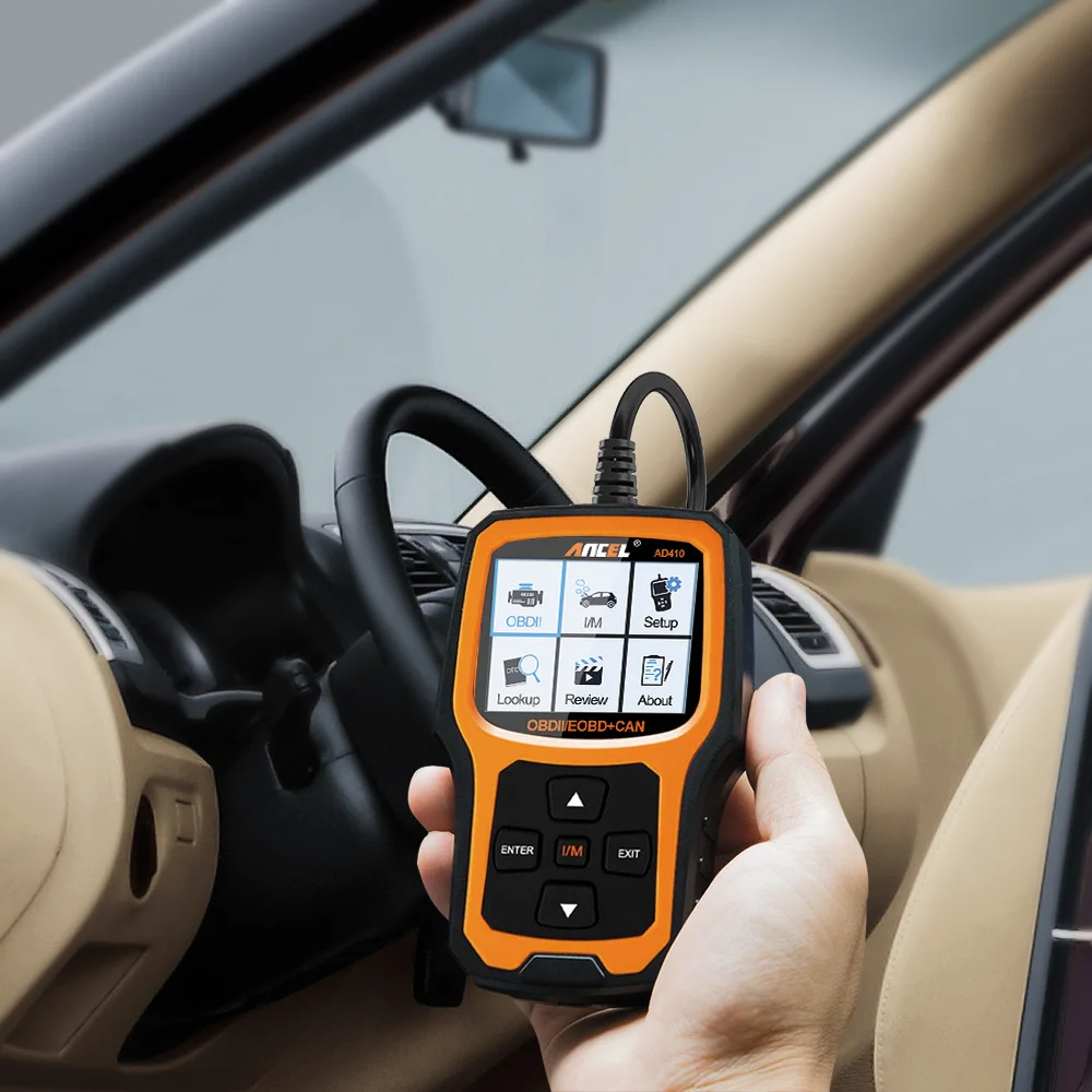 ANCEL AD410 OBD2 Scanner Car Read/Clear Code Engine Diagnostic Tool Profession EOBD OBD 2 Automotive Scanner Free Update Online
ANCEL AD410 OBD2 Scanner Car Read/Clear Code Engine Diagnostic Tool Profession EOBD OBD 2 Automotive Scanner Free Update Online