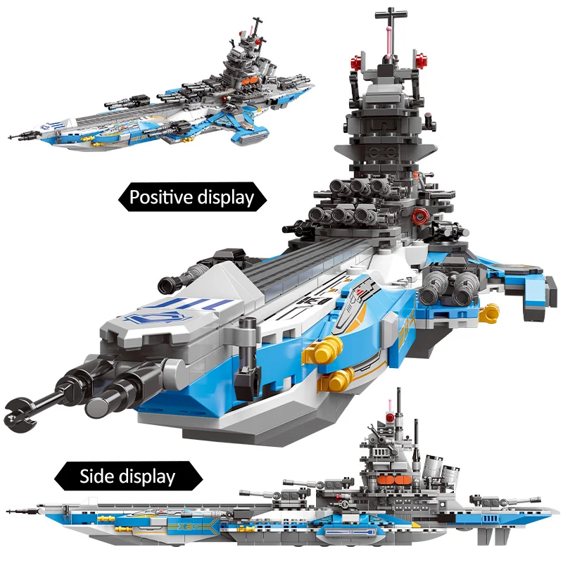 XINGBAO 8 In1City WW2 Space Battleship Model Building Blocks Military Boat Aircraft Car Weapon Bricks Gifts Toys for Children
XINGBAO 8 In1City WW2 Space Battleship Model Building Blocks Military Boat Aircraft Car Weapon Bricks Gifts Toys for Children