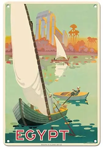 Египет-парусники на нильском реке H. Hashim c.1930s, металлический жестяной знак, домашний декор для фермерского дома, винтажный Декор
Египет-парусники на нильском реке H. Hashim c.1930s, металлический жестяной знак, домашний декор для фермерского дома, винтажный Декор