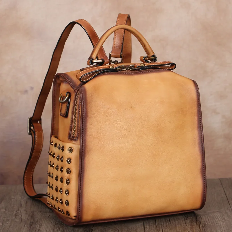 FCTOSSR first layer leather small backpack women's backpack women's leather women's bag messenger bag women's handbag shoulder
FCTOSSR first layer leather small backpack women's backpack women's leather women's bag messenger bag women's handbag shoulder
