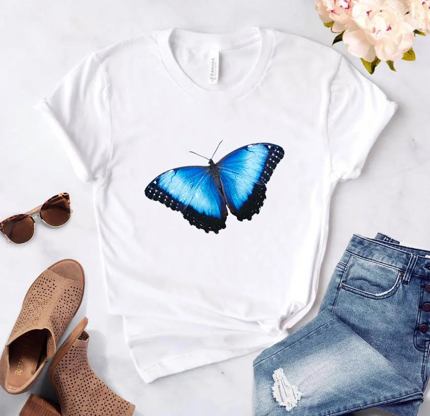 Butterfly T-shirts Women's Summer Clothes for Short Sleeve With Sleeves T-shirt Female Women-clothing White Crop Top Tops Woman
Butterfly T-shirts Women's Summer Clothes for Short Sleeve With Sleeves T-shirt Female Women-clothing White Crop Top Tops Woman