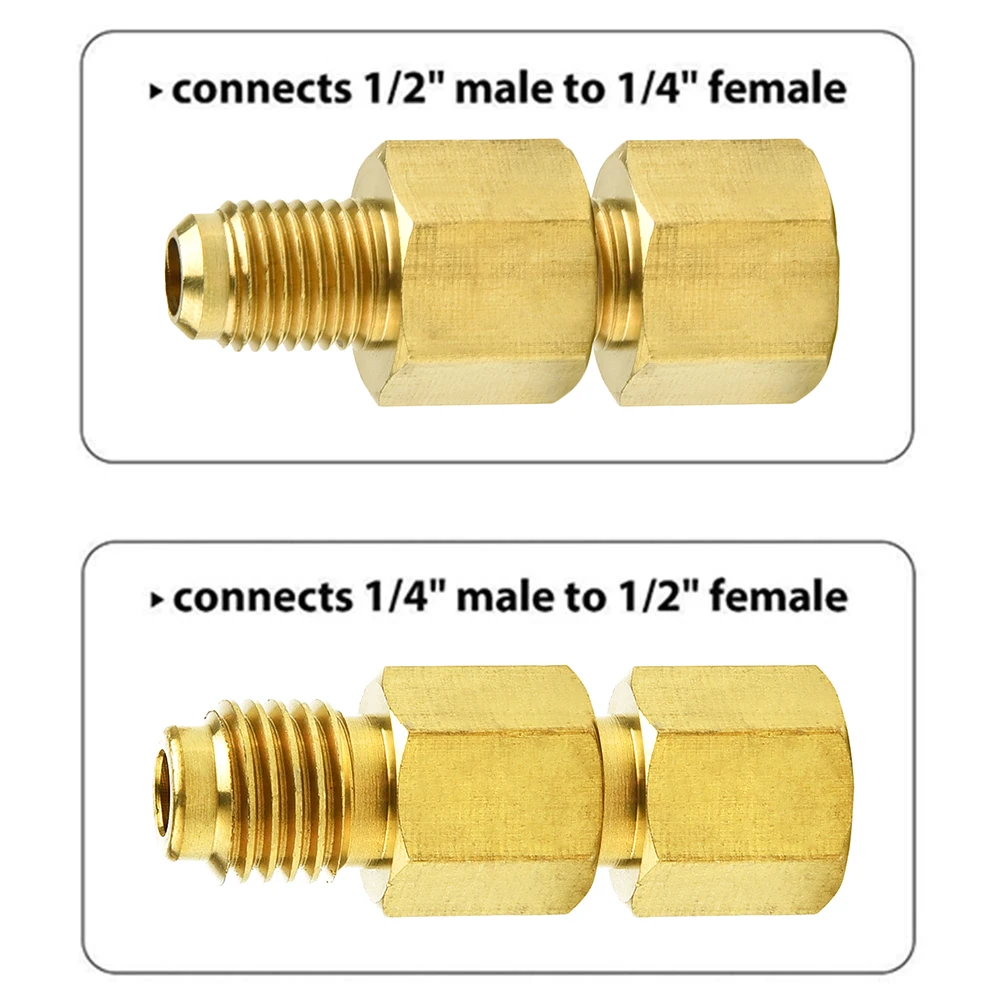 2PCS R12 To R134a Quick Coupler Connector Refrigerant Adapter Kit 1/4 Female Flare 1/2 Male Car Repair Tools
2PCS R12 To R134a Quick Coupler Connector Refrigerant Adapter Kit 1/4 Female Flare 1/2 Male Car Repair Tools