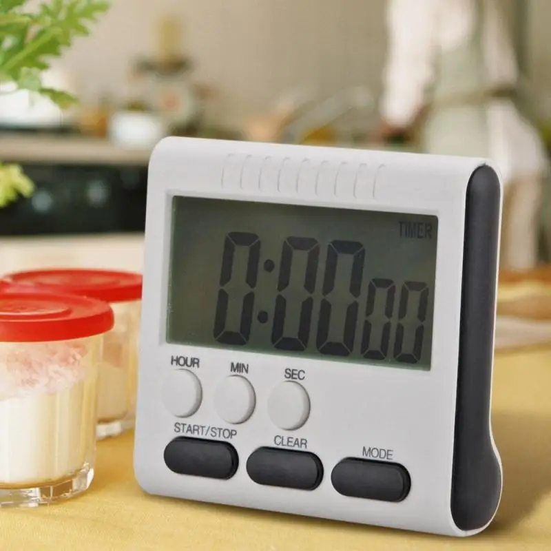 HOT!Kitchen Digital Timer Large Display Digital Timer Square Cooking Baking Count Up Countdown Alarm Clock Sleep Stopwatch Clock
HOT!Kitchen Digital Timer Large Display Digital Timer Square Cooking Baking Count Up Countdown Alarm Clock Sleep Stopwatch Clock