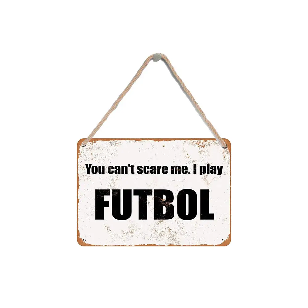 Isaric Wood Hanging Sign 8 X 12 Inches You Can't Scare Me. I Play Futbol. Funny Wooden Sign
Isaric Wood Hanging Sign 8 X 12 Inches You Can't Scare Me. I Play Futbol. Funny Wooden Sign