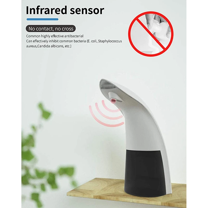 Bathroom Soap Dispenser, Battery Powered Electric Automatic Soap Dispenser with Infrared Motion Sensor Foam,White
Bathroom Soap Dispenser, Battery Powered Electric Automatic Soap Dispenser with Infrared Motion Sensor Foam,White