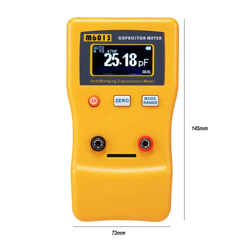 JINGYAN M6013 Capacitance Meter Handheld Automatic High-Precision Digital Capacitance Tester
JINGYAN M6013 Capacitance Meter Handheld Automatic High-Precision Digital Capacitance Tester