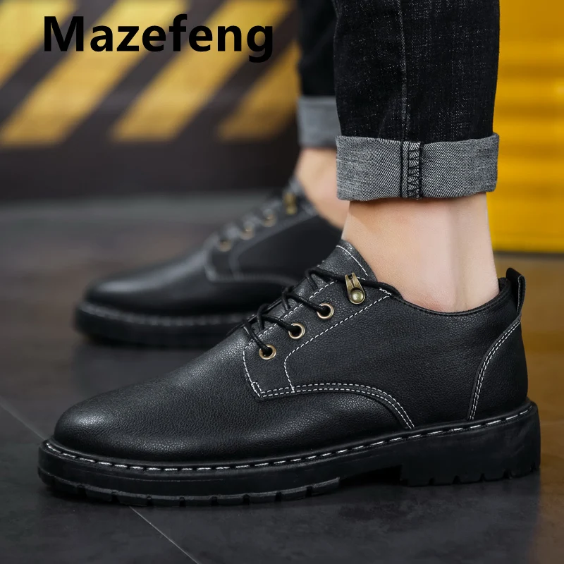Men's PU Leather Business Casual Shoes for Man Outdoor Breathable Sneakers Male Fashion Loafers Walking Footwear Tenis Feminino
Men's PU Leather Business Casual Shoes for Man Outdoor Breathable Sneakers Male Fashion Loafers Walking Footwear Tenis Feminino