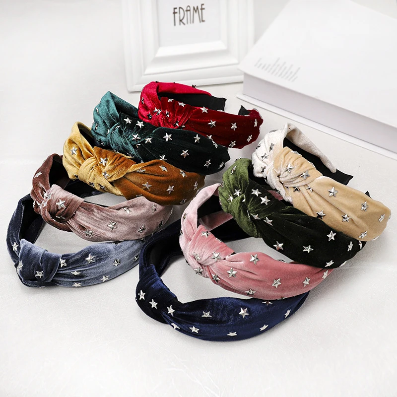 New Arrival Diamond Star Headband Women's Popular Headband Party Accessories Solid Color Korean Style Star Knotted Headband
New Arrival Diamond Star Headband Women's Popular Headband Party Accessories Solid Color Korean Style Star Knotted Headband