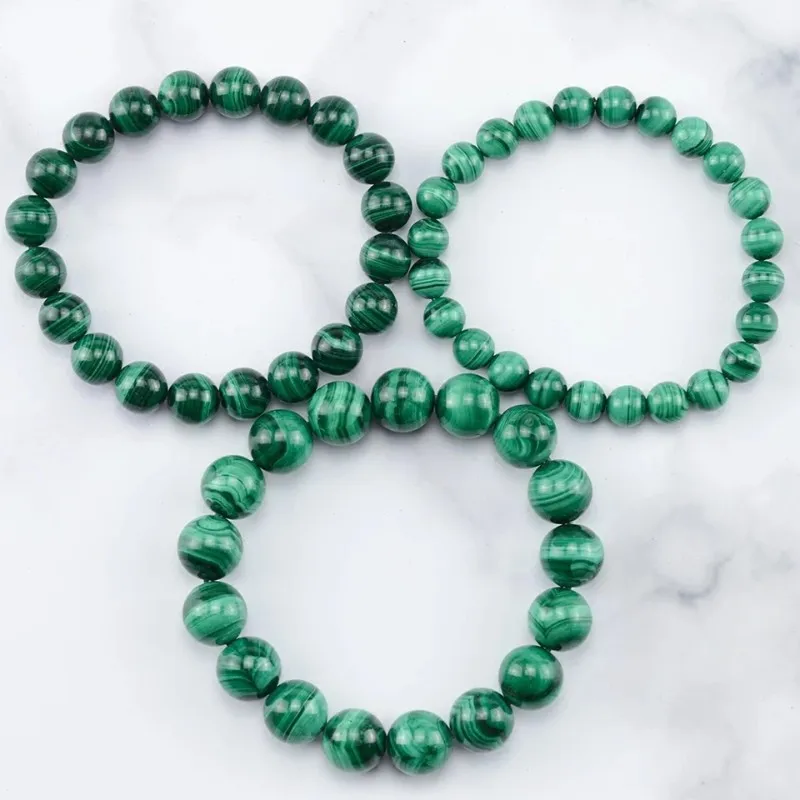 AAAAA Natural Malachite Bracelet Handmade Moral Noble Lucky Hopeful Safe Happy Jewelry Gift For Women Men 6 8 10mm
AAAAA Natural Malachite Bracelet Handmade Moral Noble Lucky Hopeful Safe Happy Jewelry Gift For Women Men 6 8 10mm