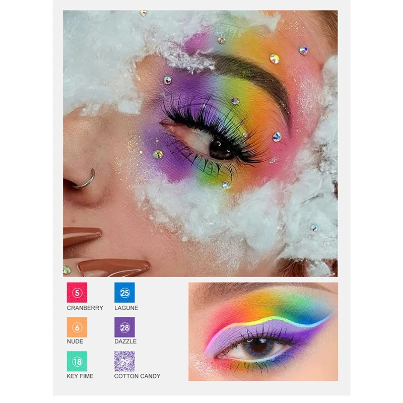 30 Colors Eyeshadow Palette Matte Shimmering Naturally Long Lasting No Smudging Eye Shadow Eyeshadow Palette Rainbow Palette
30 Colors Eyeshadow Palette Matte Shimmering Naturally Long Lasting No Smudging Eye Shadow Eyeshadow Palette Rainbow Palette