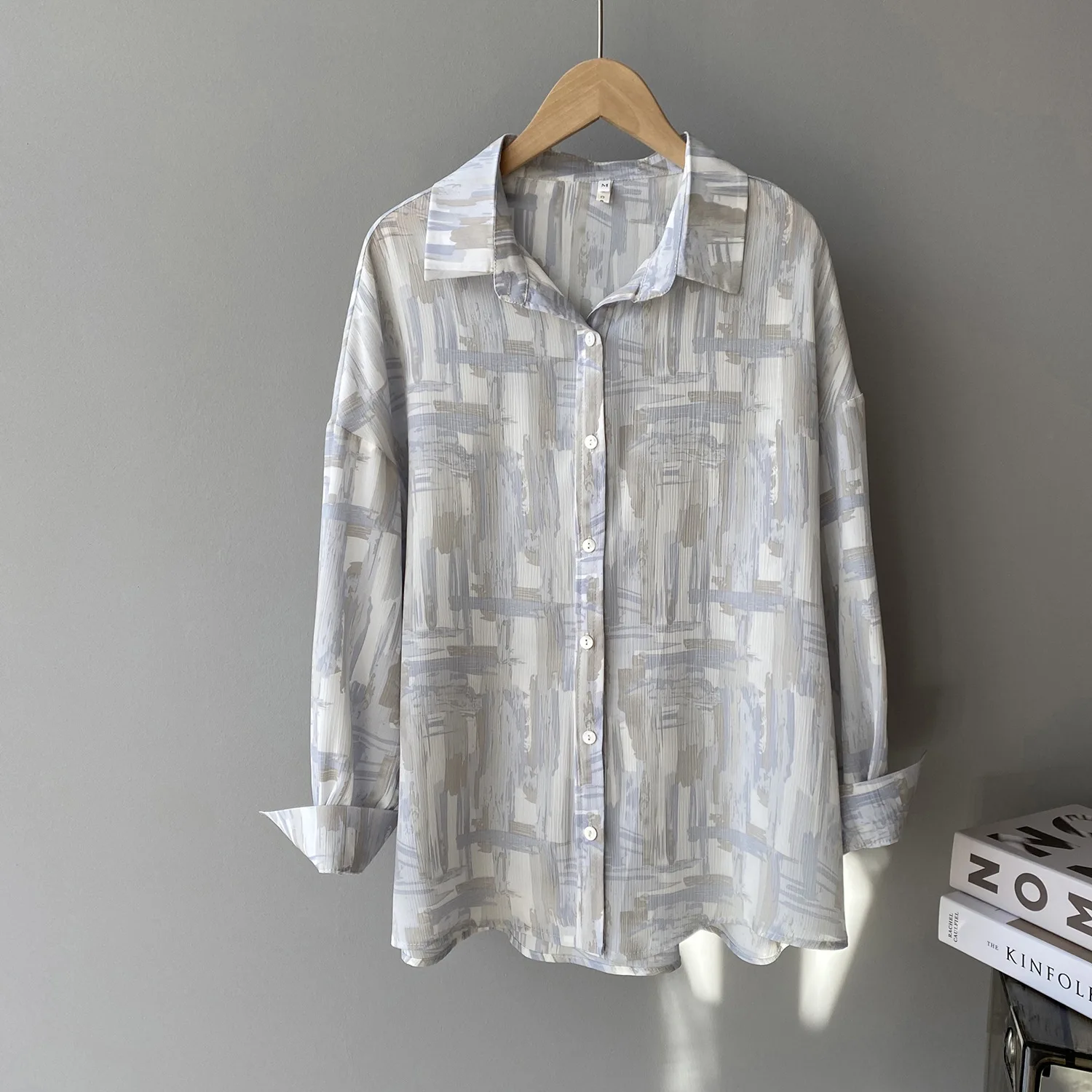 Shirts Women Vintage Loose Korean Style Autumn Harajuku Ladies Top Ins Long Sleeve Turn-down Collar Chic Patchwork Fashionable
Shirts Women Vintage Loose Korean Style Autumn Harajuku Ladies Top Ins Long Sleeve Turn-down Collar Chic Patchwork Fashionable