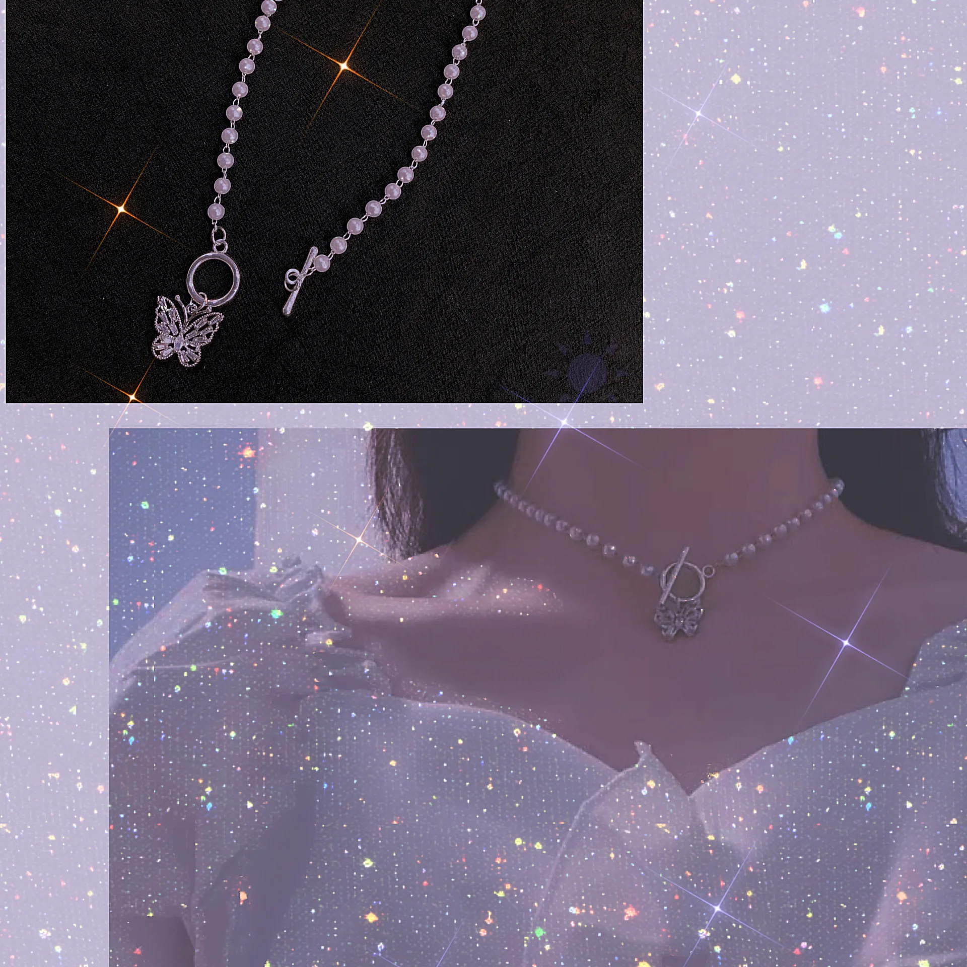 1 Pcs 2021 New Brand Peach Heart Butterfly Pearl Necklace Vintage Diamond Clavicle Choker for Women Girls Silver Color Fashion 
1 Pcs 2021 New Brand Peach Heart Butterfly Pearl Necklace Vintage Diamond Clavicle Choker for Women Girls Silver Color Fashion