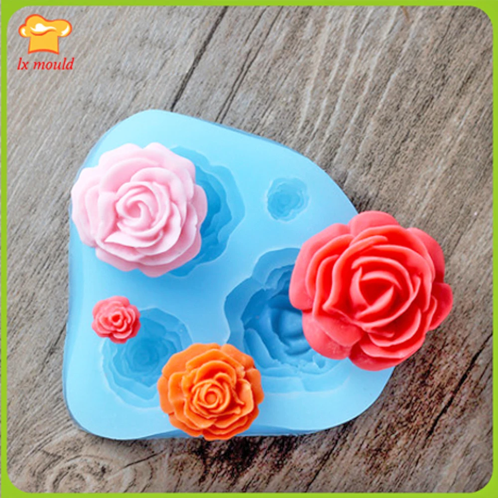 Baking Tools /DIY Small And Medium-Sized 3D Cose Chocolate Silicone Mould Fondant Cake Rose Mold
Baking Tools /DIY Small And Medium-Sized 3D Cose Chocolate Silicone Mould Fondant Cake Rose Mold