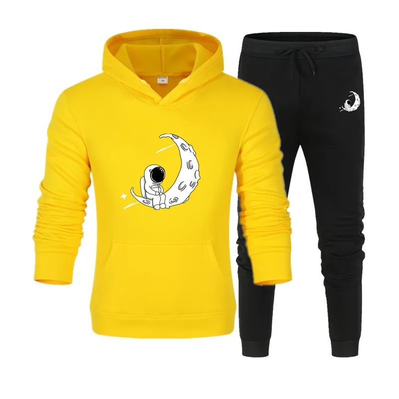 New Large Hoodie Men's Loose Jogging Casual Long Sleeve Sports Pullover Men's Top + Sweatpants Street Printed Moon Pattern Sweat
New Large Hoodie Men's Loose Jogging Casual Long Sleeve Sports Pullover Men's Top + Sweatpants Street Printed Moon Pattern Sweat