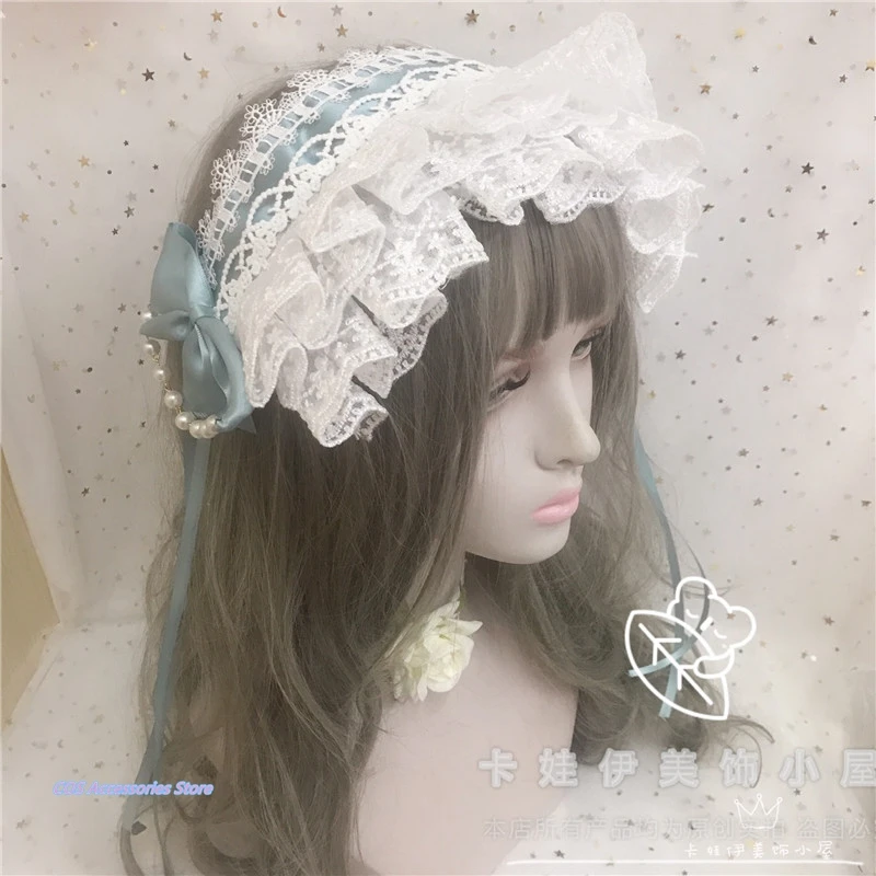 Tea Party Angel Handle Street pearl Chain BNT Japanese Sweet Lolita Hair Band Hairpin Bow Lace Soft Sister Princess Headwear
Tea Party Angel Handle Street pearl Chain BNT Japanese Sweet Lolita Hair Band Hairpin Bow Lace Soft Sister Princess Headwear