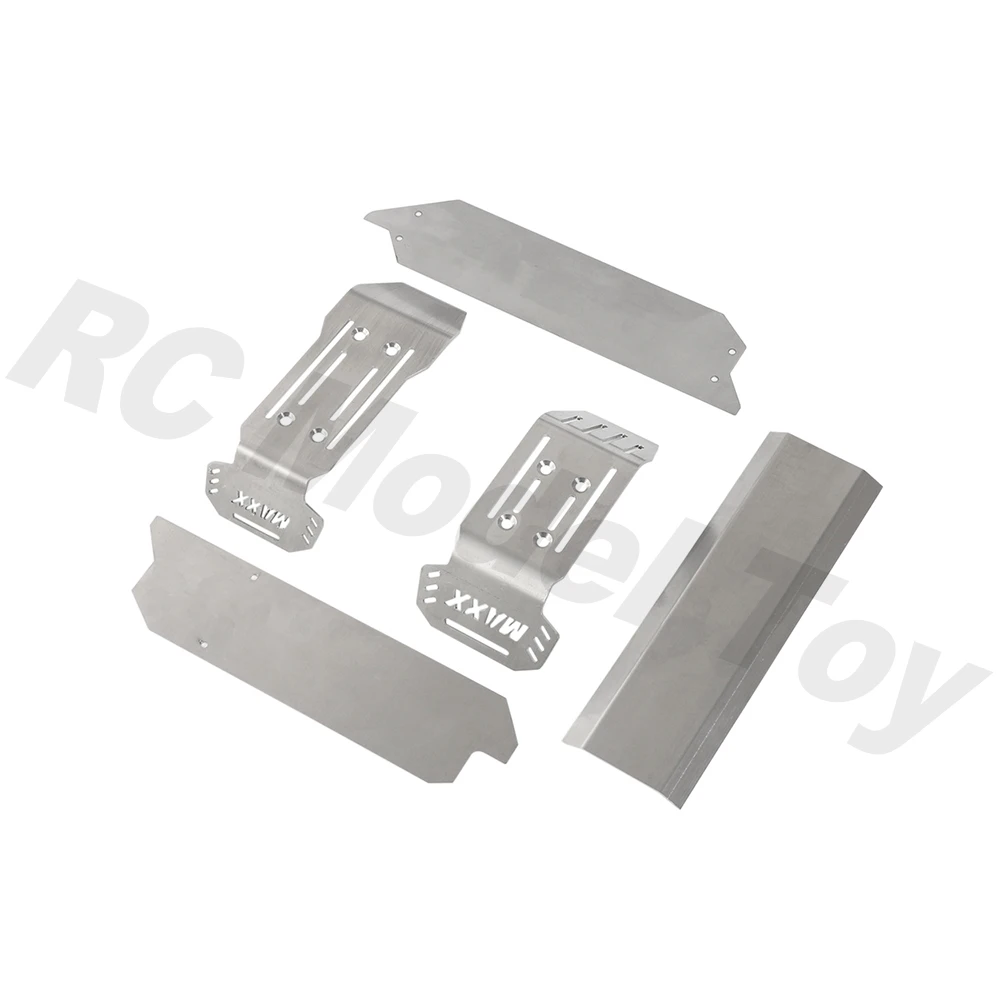 Stainless Steel Skid Plate Kit Chassis Armor Protection Plate For 1/10 RC Monster Car Truck MAXX 89076-4 Upgrade Parts
Stainless Steel Skid Plate Kit Chassis Armor Protection Plate For 1/10 RC Monster Car Truck MAXX 89076-4 Upgrade Parts