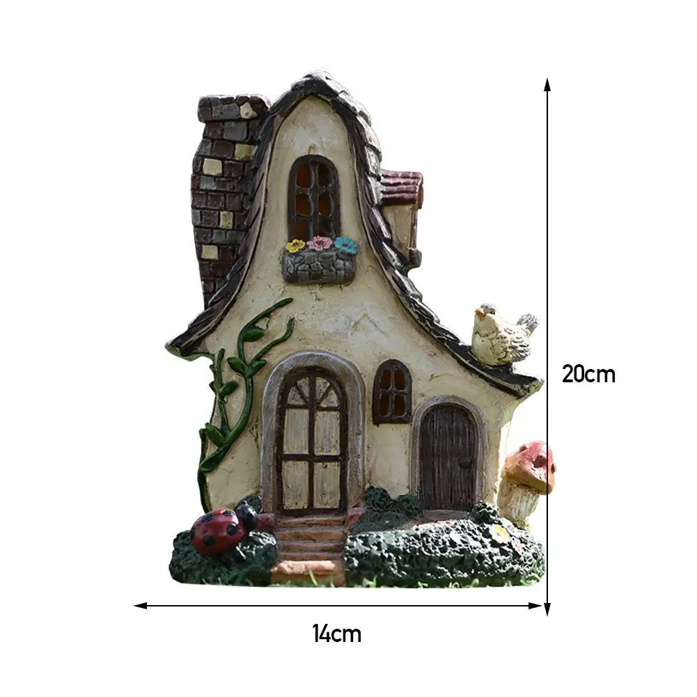 Fairy House Large Rustic Miniature Garden Villa Cottage Gnome Resin Hut Garden Homes Decor Fairy House Miniature Woodland Y0Z6
Fairy House Large Rustic Miniature Garden Villa Cottage Gnome Resin Hut Garden Homes Decor Fairy House Miniature Woodland Y0Z6