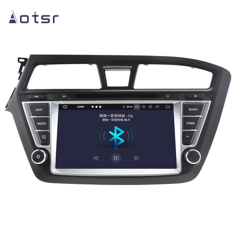 DSP Android 10 0 Автомобильная фотомагнитола для Hyundai i20 2014-2017 автомобильная