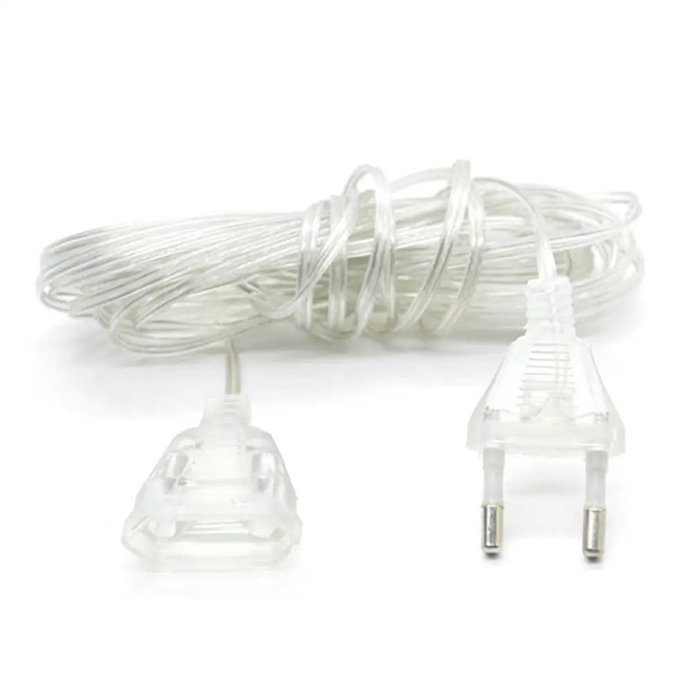 EU US Standard 3/5M Led Gordijn Ijspegel Fairy Kerst String Licht Power Verlengkabel Plug
EU US Standard 3/5M Led Gordijn Ijspegel Fairy Kerst String Licht Power Verlengkabel Plug