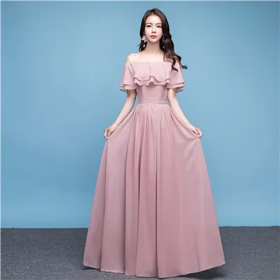 Sexy Blush Pink Bridesmaid Dresses V-neck Chiffon Lace Up Elegant Dress Women For Wedding Party Juniors Formal Dress Plus Size
Sexy Blush Pink Bridesmaid Dresses V-neck Chiffon Lace Up Elegant Dress Women For Wedding Party Juniors Formal Dress Plus Size