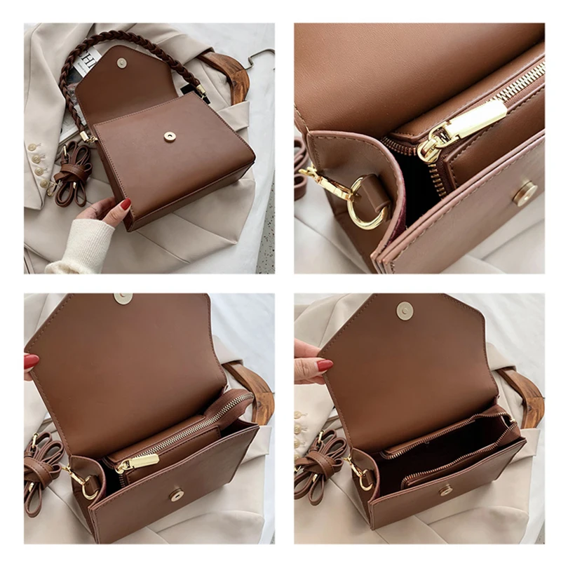 ATLI New Small PU Leather Crossbody Bags for Women 2021 Simple Shoulder Bag Luxury Trending Branded Handbags and Purses
ATLI New Small PU Leather Crossbody Bags for Women 2021 Simple Shoulder Bag Luxury Trending Branded Handbags and Purses