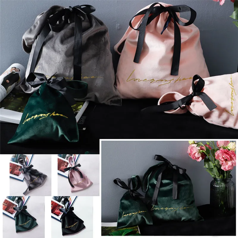 Skin-friendly Velvet Soft Drawstring Pouch Storage Bags Pockets for Underwear Shoes Wedding Souvenir Cosmetic Hair Dryer Bag
Skin-friendly Velvet Soft Drawstring Pouch Storage Bags Pockets for Underwear Shoes Wedding Souvenir Cosmetic Hair Dryer Bag