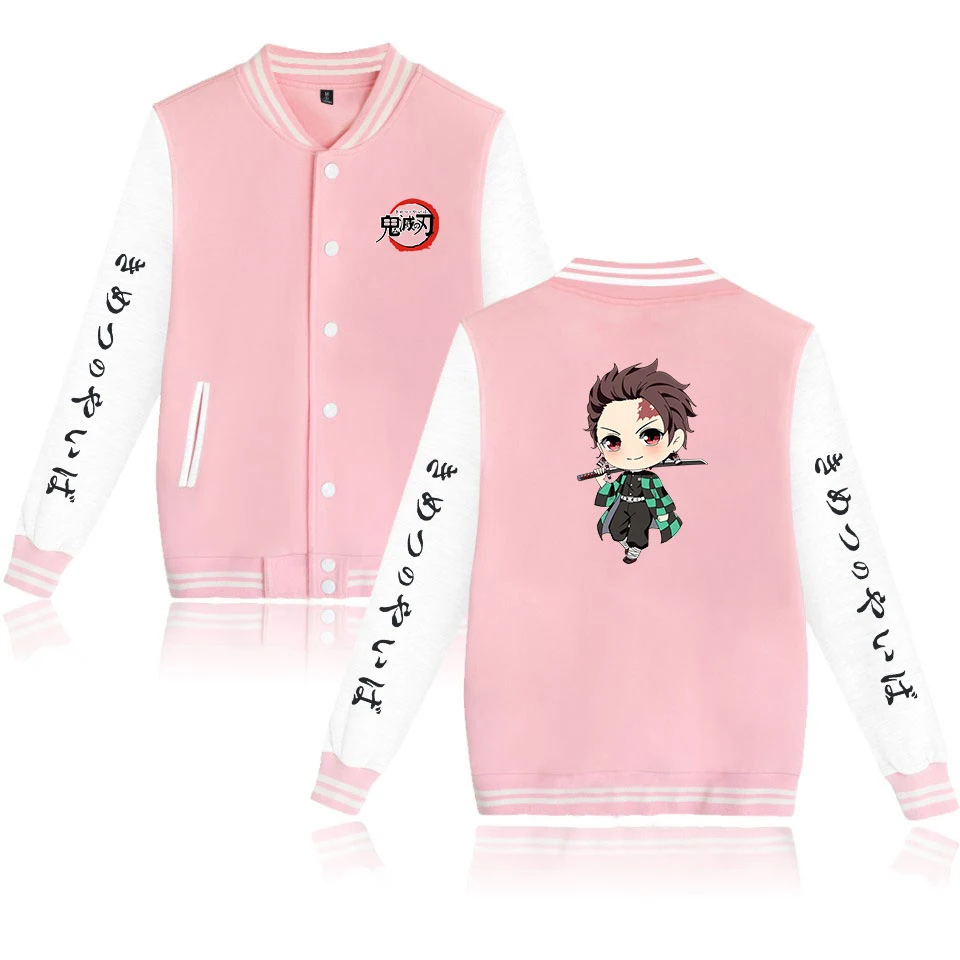 Anime Demon Slayer Men's New Print Fashion Round Neck Baseball Jacket Demon Slayer Boy Fashion Baseball Jacket Trend Kawaii Tops
Anime Demon Slayer Men's New Print Fashion Round Neck Baseball Jacket Demon Slayer Boy Fashion Baseball Jacket Trend Kawaii Tops