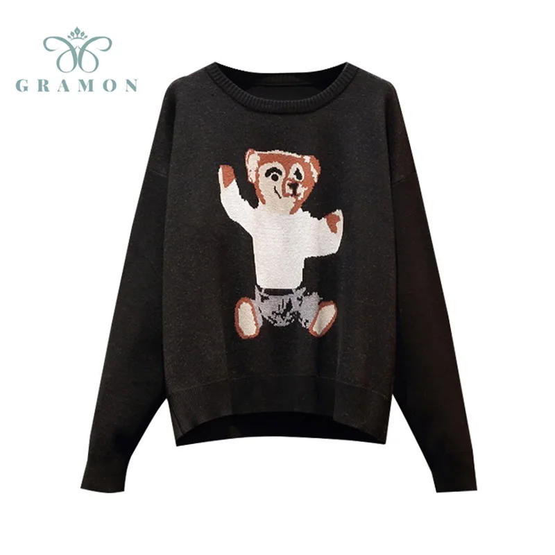 Kawaii Oversized Sweaters Fall Winter Clothes For Women Cartoon Knitted Pullover Korean Style Long Sleeve Warm Tops Jersey Mujer
Kawaii Oversized Sweaters Fall Winter Clothes For Women Cartoon Knitted Pullover Korean Style Long Sleeve Warm Tops Jersey Mujer