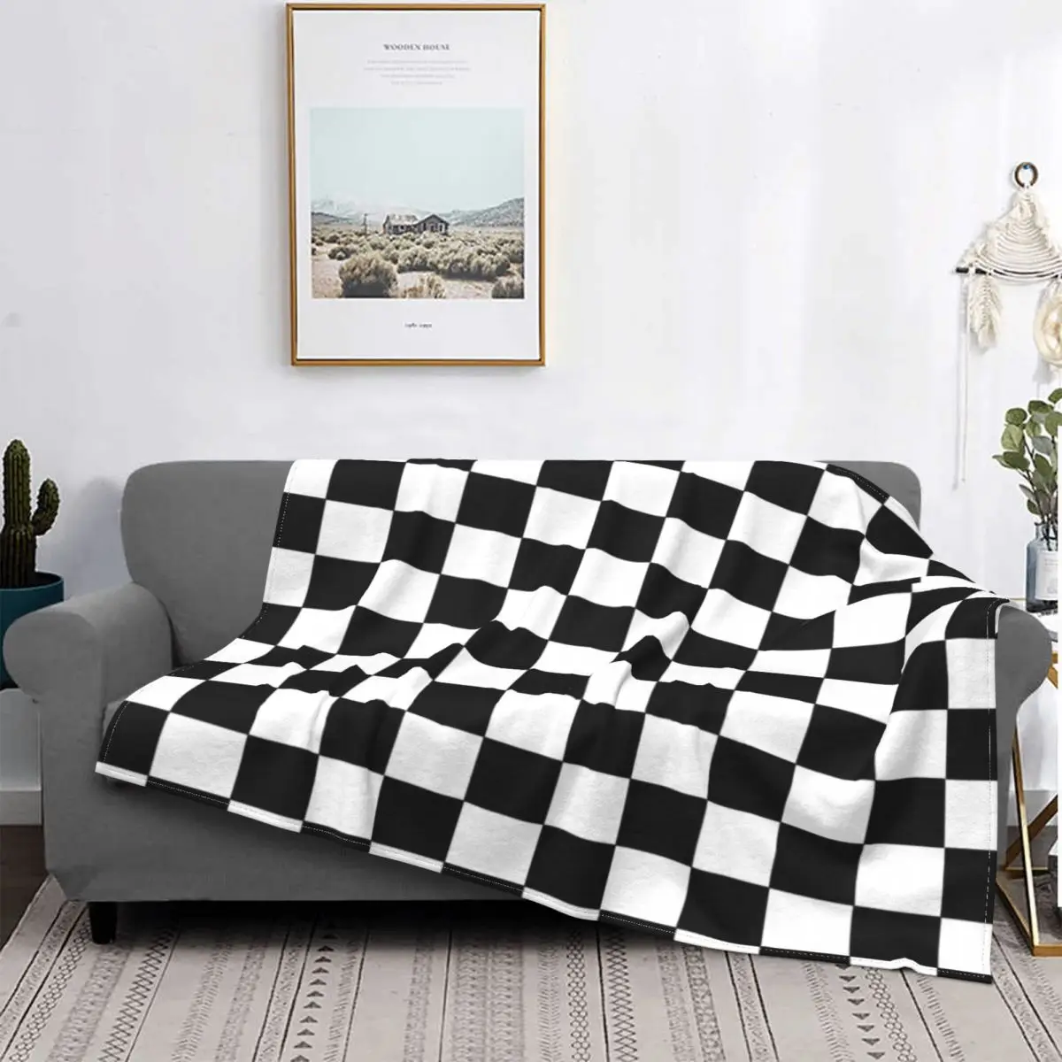 Manta a cuadros en blanco y negro, colcha a cuadros, cubierta de cama, manta Heat MICA, fundas de cama de Winter
Manta a cuadros en blanco y negro, colcha a cuadros, cubierta de cama, manta Heat MICA, fundas de cama de Winter